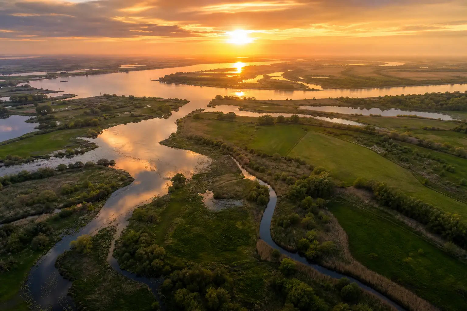 Rheindelta in den Niederlanden