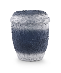 Wasserlösliche Seeurne in Blau und Weiß